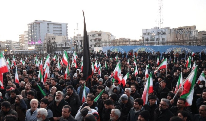 «مراسم المبايعة العامة للقائد الأعلى في إيران» (وكالة فارس)