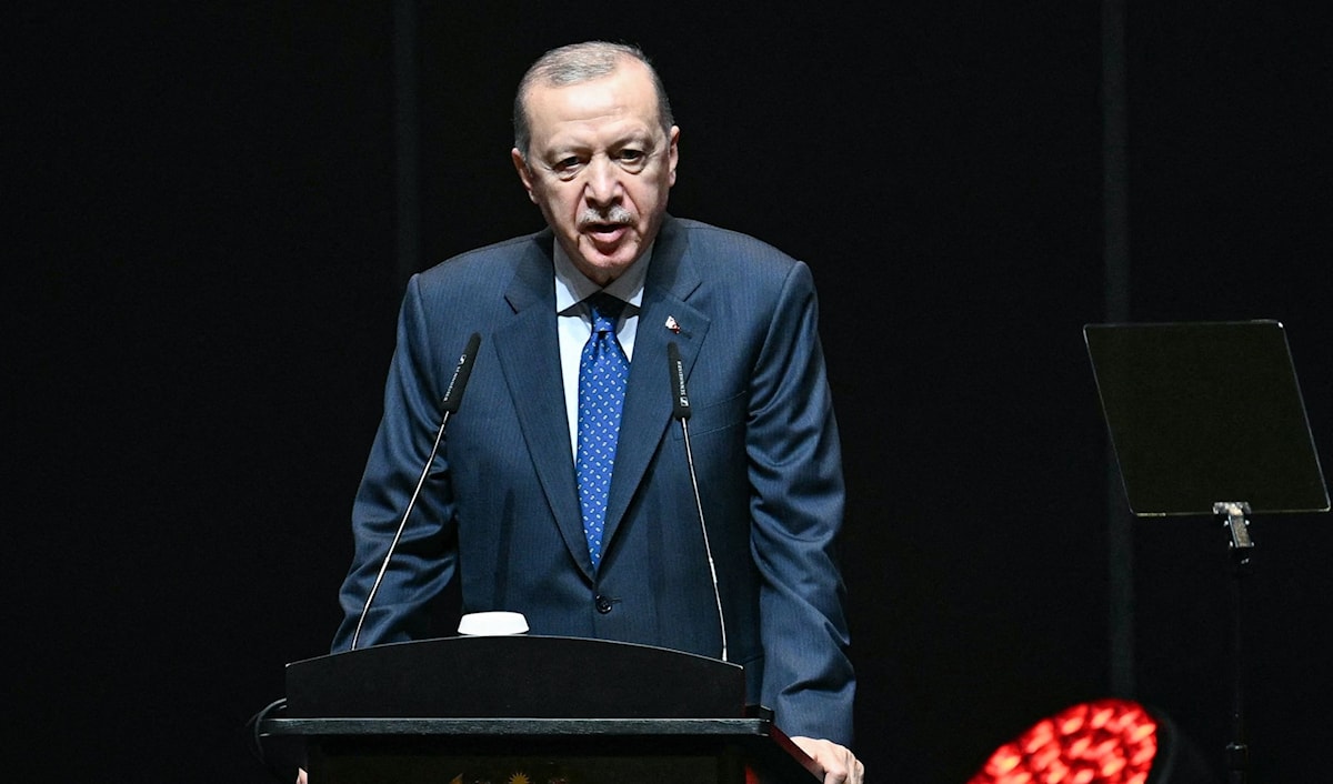 اتهم أردوغان إسرائيل بارتكاب فظائع ضدّ لبنان (أ ف ب)