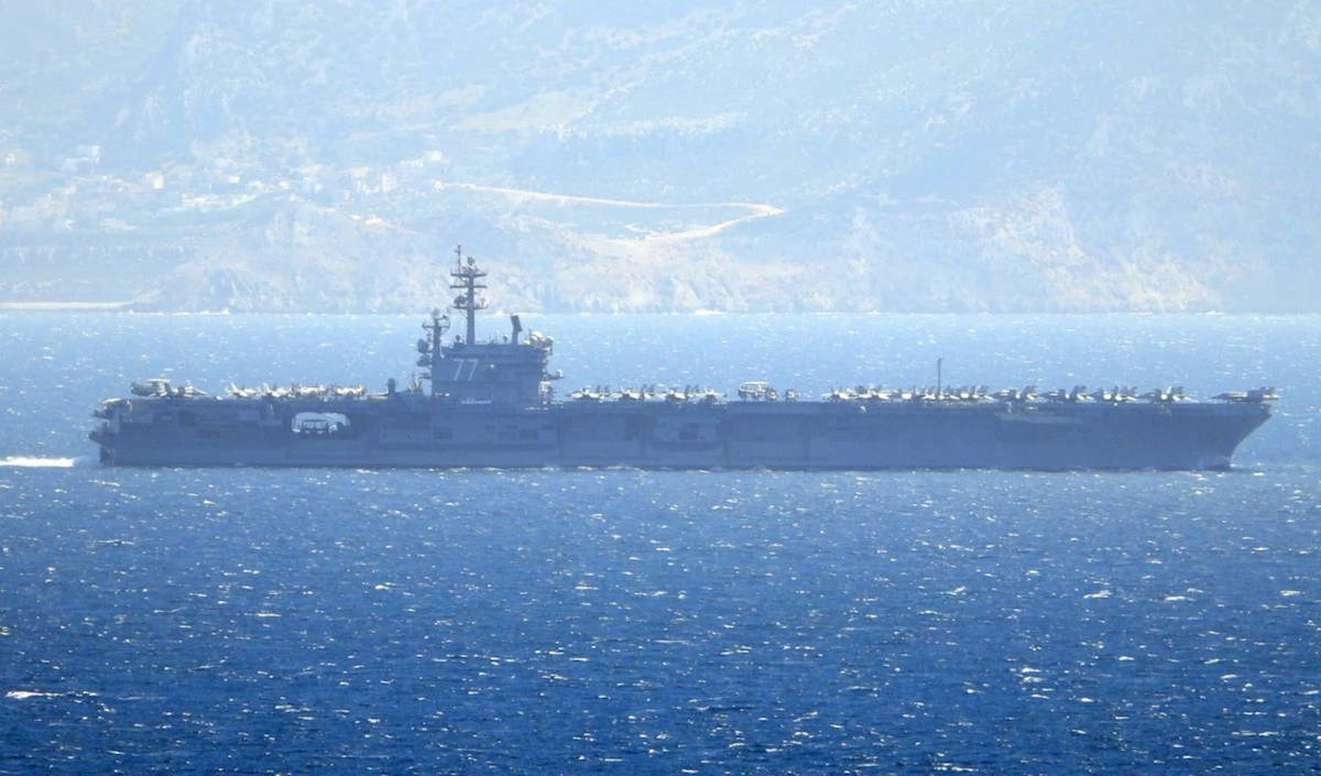 US aircraft carrier changes course… from the Mediterranean to the Arabian Sea via Africa