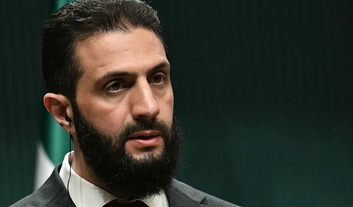 الرئيس السوري الانتقالي أحمد الشرع (من الويب)