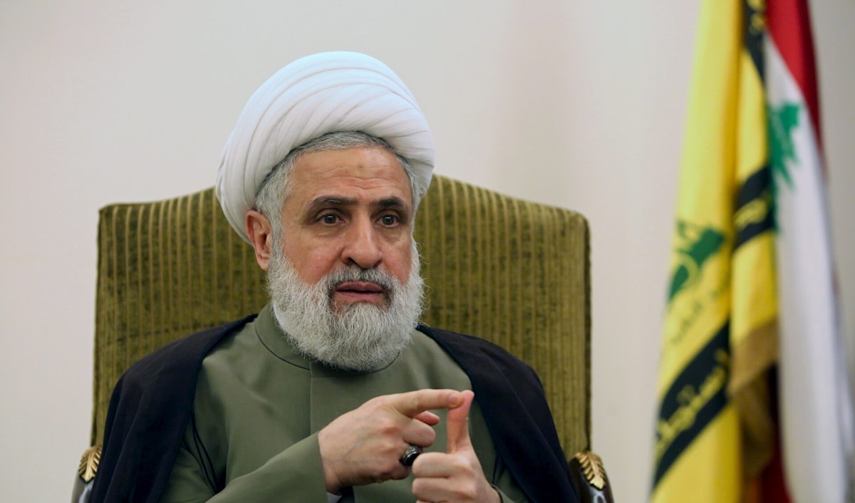 لأمين العام لحزب الله الشيخ نعيم قاسم (من الويب)