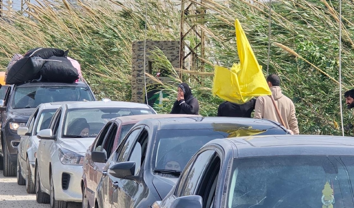 عودة الجنوبيين بعد الهدنة (تصوير: آمال خليل)