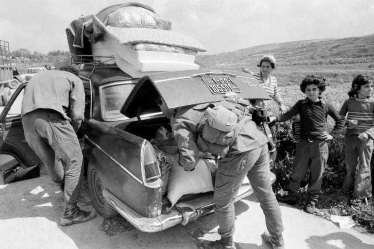 أدت عملية الليطاني إلى نزوح كبير للسكان المحليين هربا من القصف والقتل (غيتي-أرشيف)