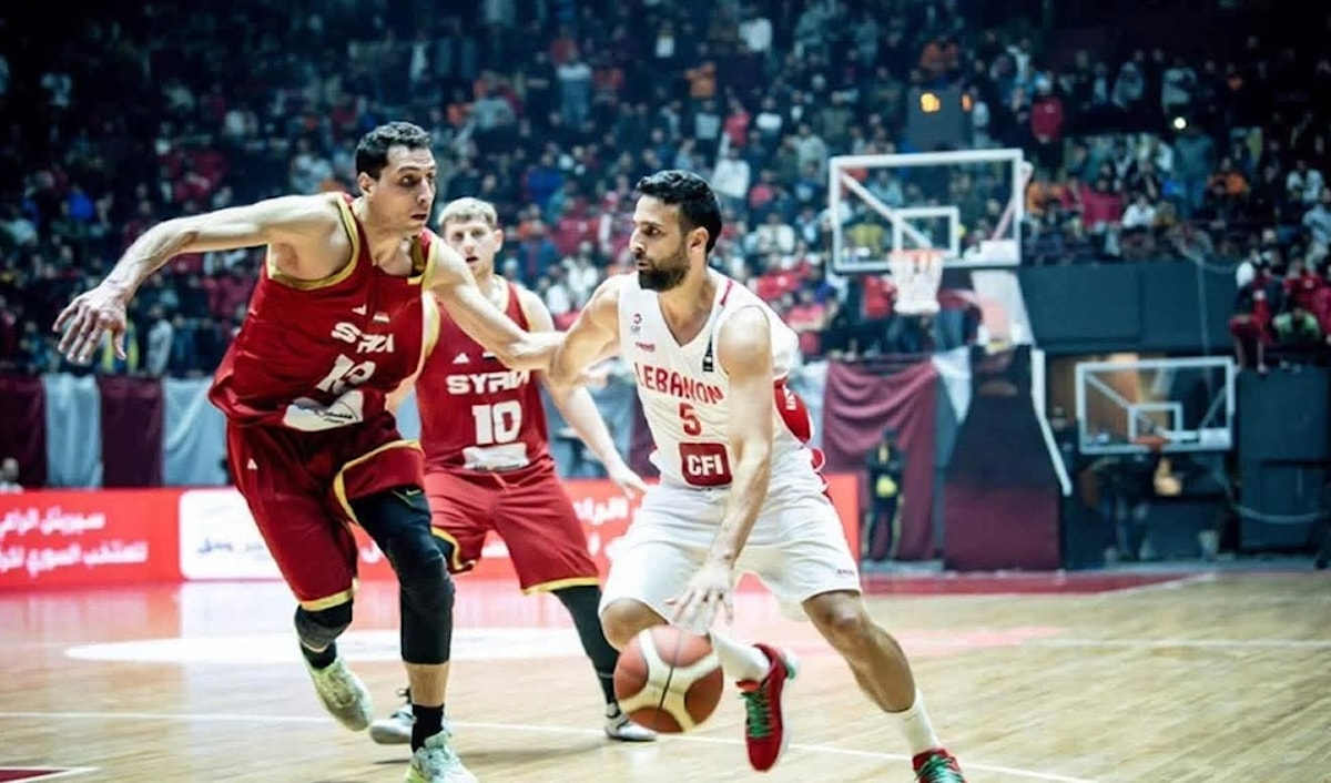 حققَ منتخب لبنان لكرة السلة فوزاً كبيراً على نظيره السوري بنتيجة (110 - 73).