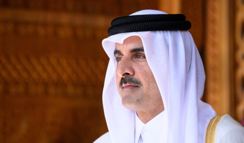 جدّد أمير قطر تأكيد وقوف بلاده إلى جانب الشعب اللبناني (من الويب)
