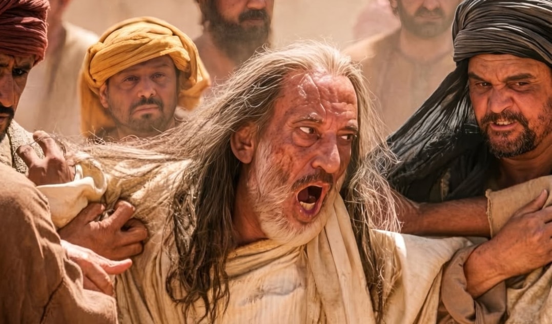 يجسّد غسان مسعود شخصية النعمان بن المنذر.