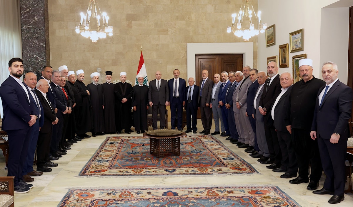 أكد عون أن هدفه «إنهاء حالة الحرب مع إسرائيل على غرار اتفاقية الهدنة» (رئاسة الجمهورية)