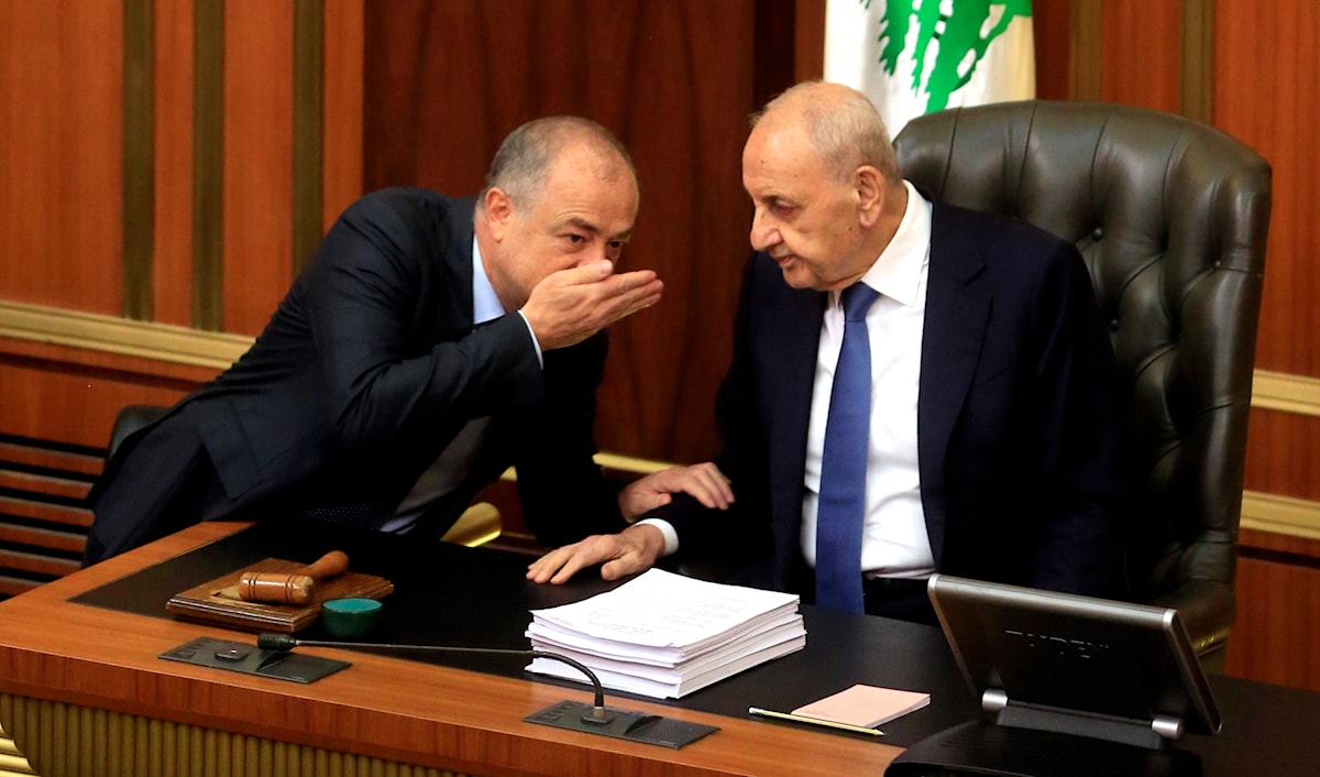 أكد بو صعب أن رئيس الجمهورية مؤتمن على هذا مسار التفاوض بالتنسيق والتوافق الوطني مع كل المعنيين (مروان بو حيدر)