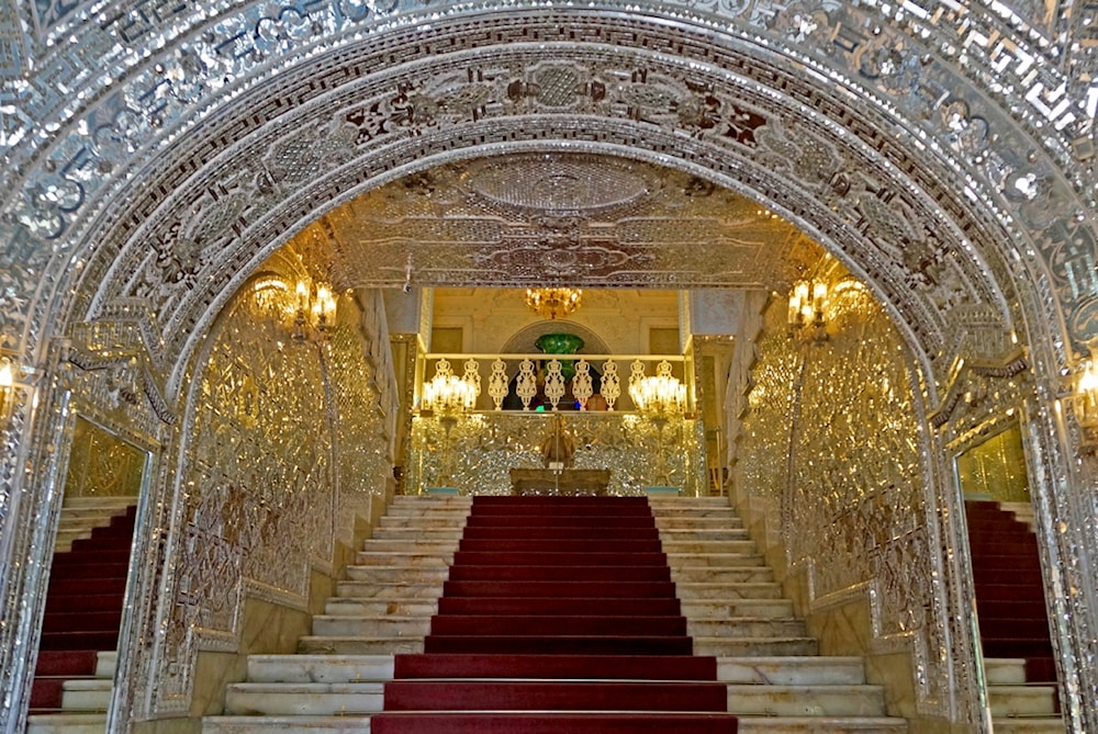 قصر جولستان التاريخي في طهران والذي تعرض لأضرار بسبب القصف الإسرائيلي (من الويب)