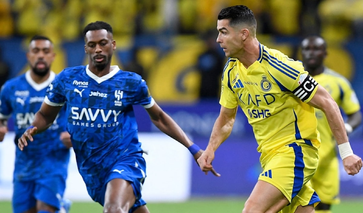بقي النصر متقدماً على الهلال حتى الدقيقة 98 إلا عشر ثواني من نهاية المباراة (ويب)