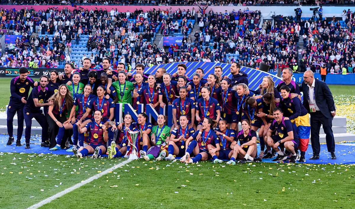 سيدات برشلونة يرفعن لقب دوري الأبطال