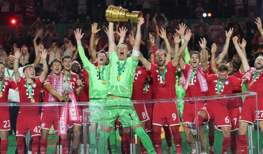 حققَ العملاق البافاري الثنائية المحلية بعدما جمعَ بين لقبَي الدوري وكأس ألمانيا للمرة الـ14 في تاريخه.