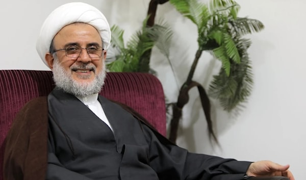 الشهيد الشيخ نبيل قاووق في صورة تعود لعام 2022 (هيثم الموسوي)