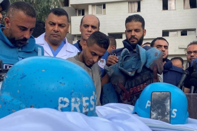 استُشهد 262 من العاملين في الصحافة منذ بدء العدوان على غزة (من الويب)