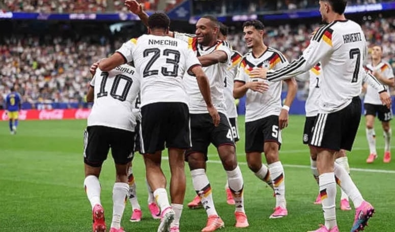قدّمَ المنتخب الألماني أوراق اعتماده بأفضل صورة.
