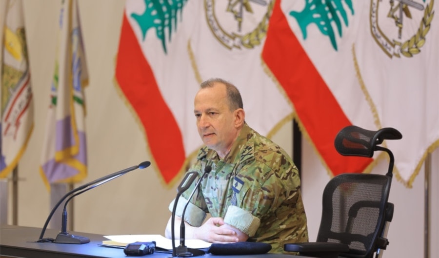 شدد هيكل على منع تحقيق الأهداف الإسرائيلية بزعزعة الأمن الداخلي (قيادة الجيش)