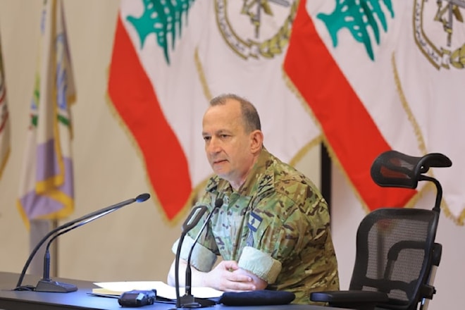 شدد هيكل على منع تحقيق الأهداف الإسرائيلية بزعزعة الأمن الداخلي (قيادة الجيش)