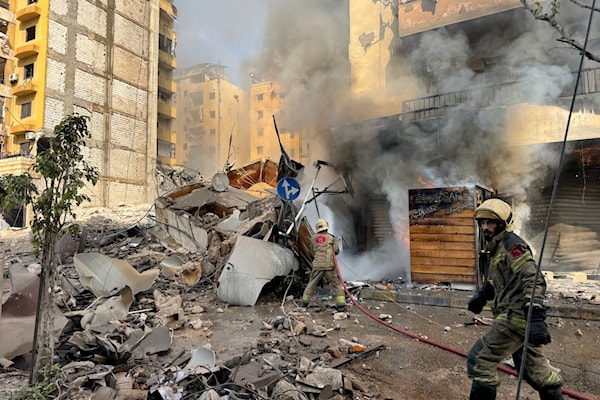 الضاحية الجنوبية بعد إحدى جولات القصف الإسرائيلي المعادي (هيثم الموسوي)