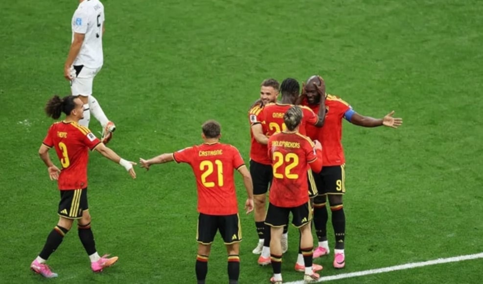 أنهى المنتخب البلجيكي دور المجموعات متصدّراً لمجموعته (5 نقاط).