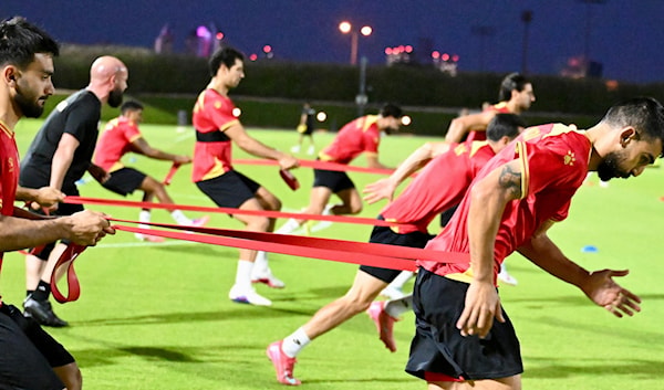 خاض المنتخب اللبناني تمرينه الأخير بقيادة المدرب مجيد بوقرّة (طلال سلمان)