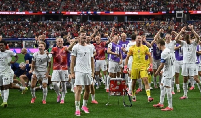 بلغَ منتخب النرويج ثمن نهائي كأس العالم.