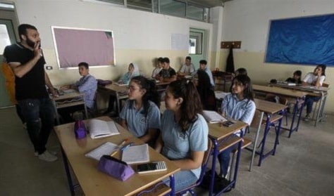 تلامذة في أحد المدارس الرسمية في مدينة بيروت (هيثم الموسوي)