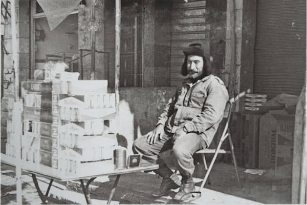 طريق شوكين النبطية بداية الستينات (من مجموعة علي مزرعاني)