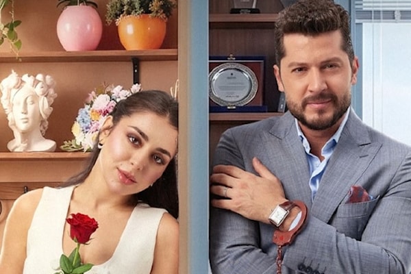 يجمع مسلسل «حب ع ورق» الممثلين السوريين هيا مرعشلي وأنس طيارة