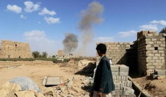 صنعاء تفنّد تنصّل السعودية من قصف مطار صنعاء (من الويب)