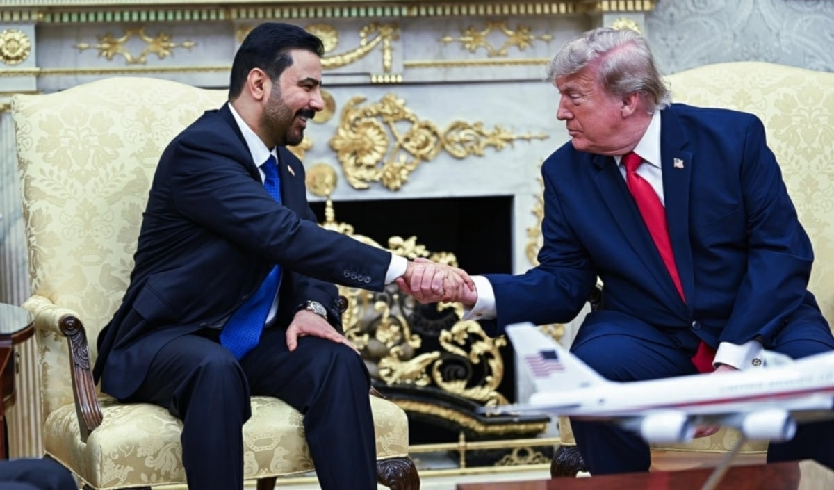 تجلّت أكثر لحظات اللقاء إثارةً للجدل عندما استعاد ترامب اغتيال سليماني والمهندس (من الويب)