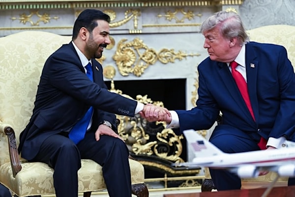 تجلّت أكثر لحظات اللقاء إثارةً للجدل عندما استعاد ترامب اغتيال سليماني والمهندس (من الويب)