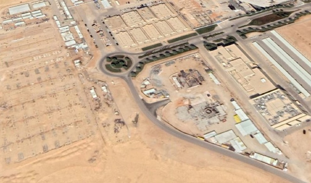 صورة جوية لمفاعل نووي بحثي في السعودية (google maps)