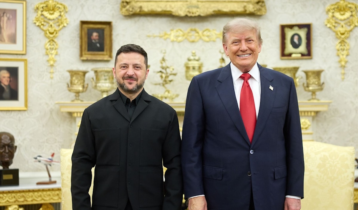 أوضح زيلينسكي أن مخزون بلاده من الصواريخ الاعتراضية لمنظومة «باتريوت» شارف على النفاد (من الويب)