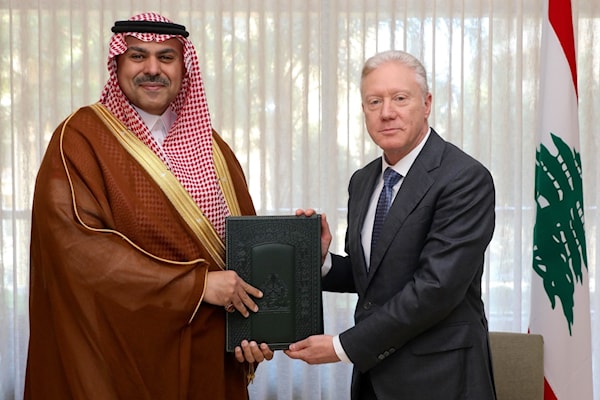 السفير السعودي الجديد يُسلِّم وزير الخارجية نسخة عن أوراق اعتماده (أكس)