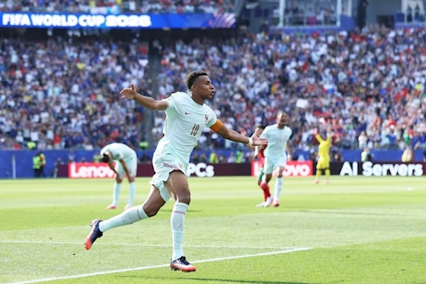 بادرَ كيليان مبابي بافتتاح التسجيل لمنتخب فرنسا في الدقيقة (60).