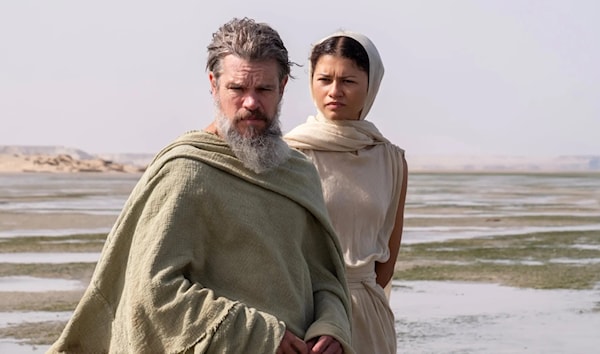 زندايا ومات دايمون في مشهد من الفيلم