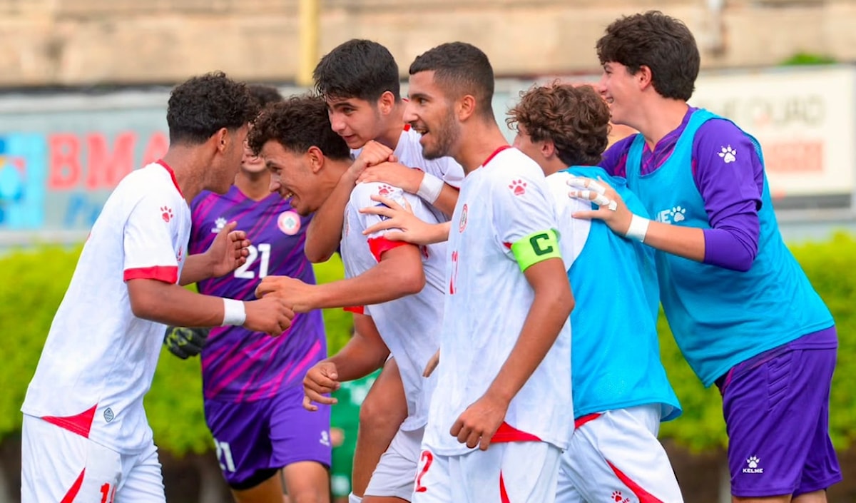 قدّم لاعبو منتخب لبنان أداء جيداً في اللقاء (طلال سلمان)