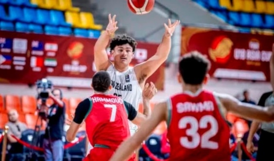 فازَ المنتخب النيوزيلندي على نظيره اللبناني بنتيجة (113-62).