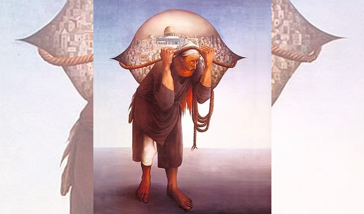 «جَمَلُ الْمَحَامِلِ». زيت على قماش. 1973