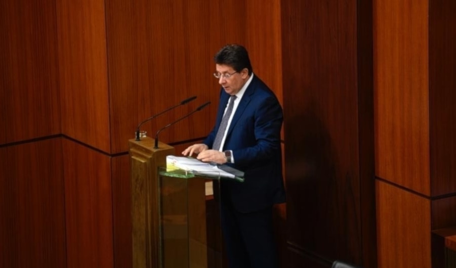 رئيس لجنة المال والموازنة النائب إبراهيم كنعان (هيثم الموسوي)