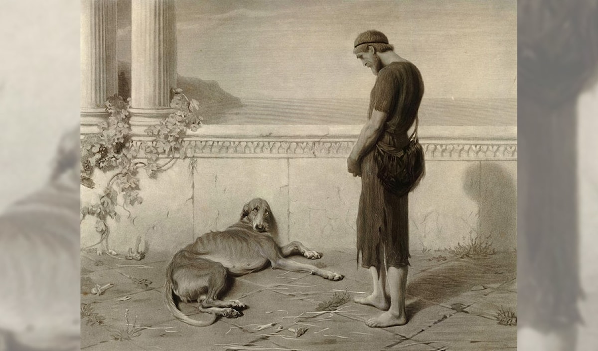 «أوليس وآرغوس» (1885) للرسام بريتون ريفيير