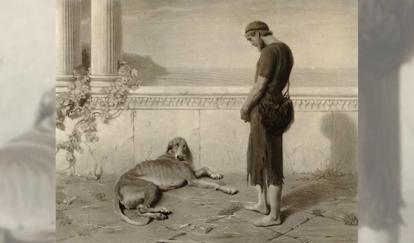 «أوليس وآرغوس» (1885) للرسام بريتون ريفيير