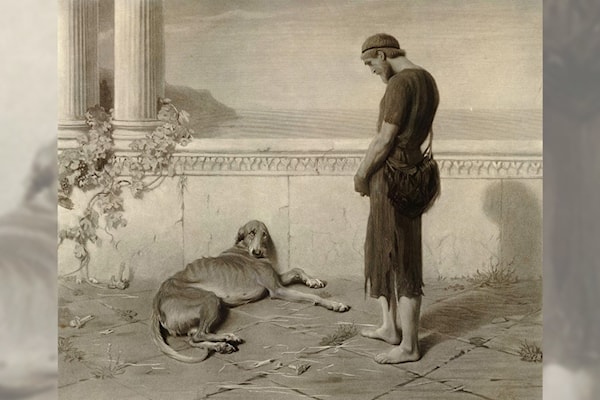 «أوليس وآرغوس» (1885) للرسام بريتون ريفيير