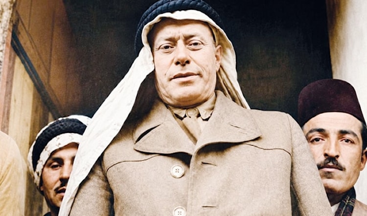 فوزي القاوقجي (ملوّنة بالذكاء الاصطناعي)

