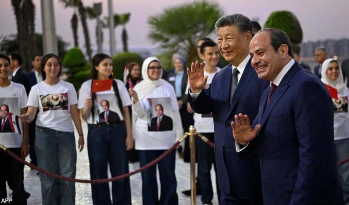 سبقت زيارة الرئيس الصيني إلى القاهرة النسخةُ الثانية من التدريبات العسكرية المشتركة بين البلدَين (من الويب)