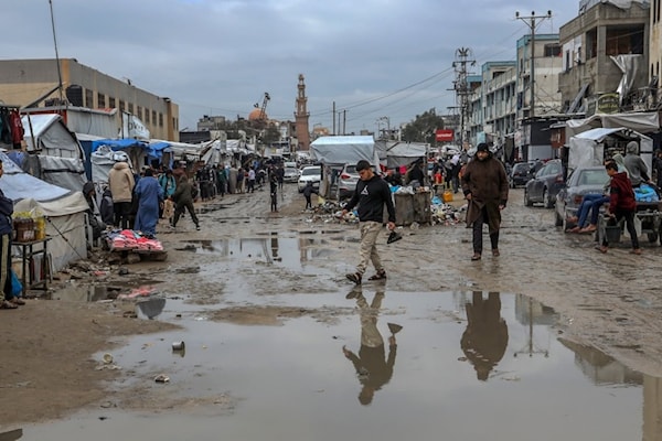 الغزيون يستعدون لتمضية شتاء آخر بلا مأوى (من الويب)
