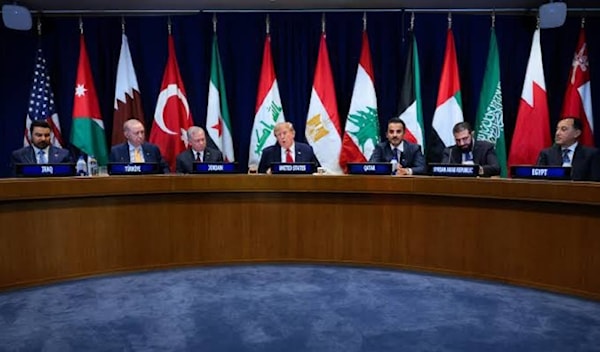 رئيس الوزراء العراقي، علي الزيدي، يشارك في الاجتماع العربي مع ترامب، حول إيران، في نيويورك (أ ف ب)