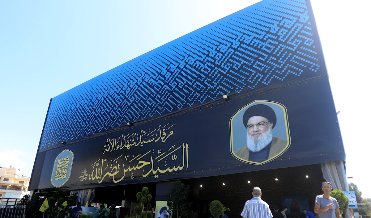 مرقد السيد حسن نصر الله من الخارج (هيثم الموسوي)