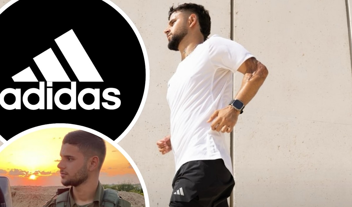 ظهر شاليف بيتون، الجندي في «جيش العدو الإسرائيلي» في حملة Adidas الجديدة