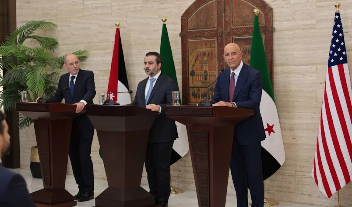 أعلن برّاك تمسّك واشنطن بـ«خريطة الطريق الثلاثية» بشأن السويداء (من الويب)